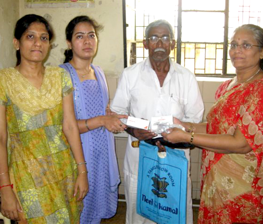Donation of one year supply of life saving drugs for individuals, BMC's TB Detection and Treatment Centre, Andheri (E)